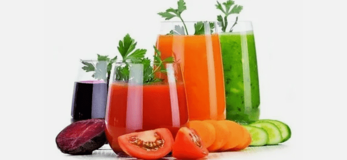 Japanese vegetable juice and fruit