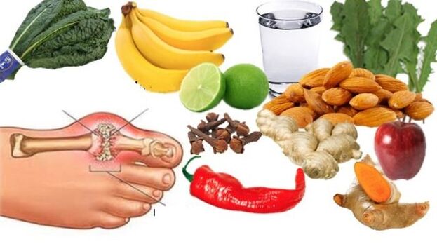 Patients suffering from gout are prescribed a gentle diet
